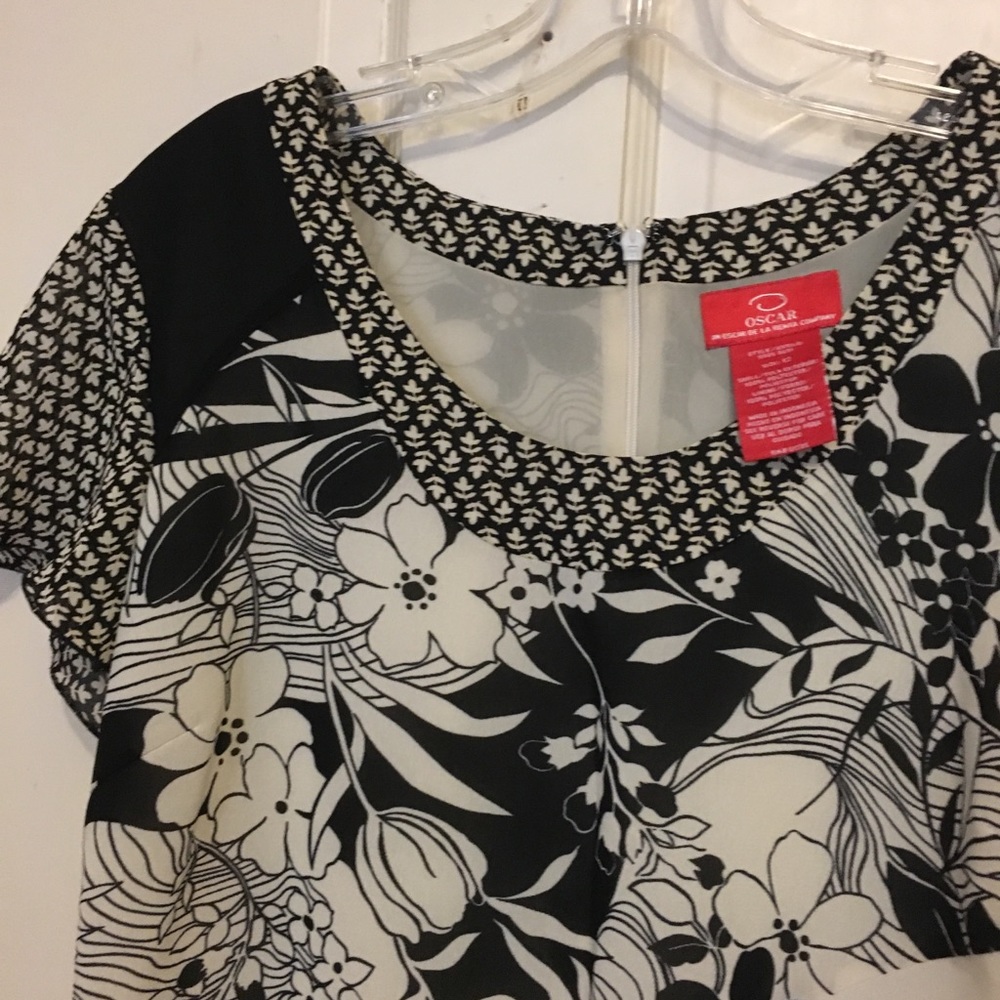 Cropped stylish top Oscar de la Renta